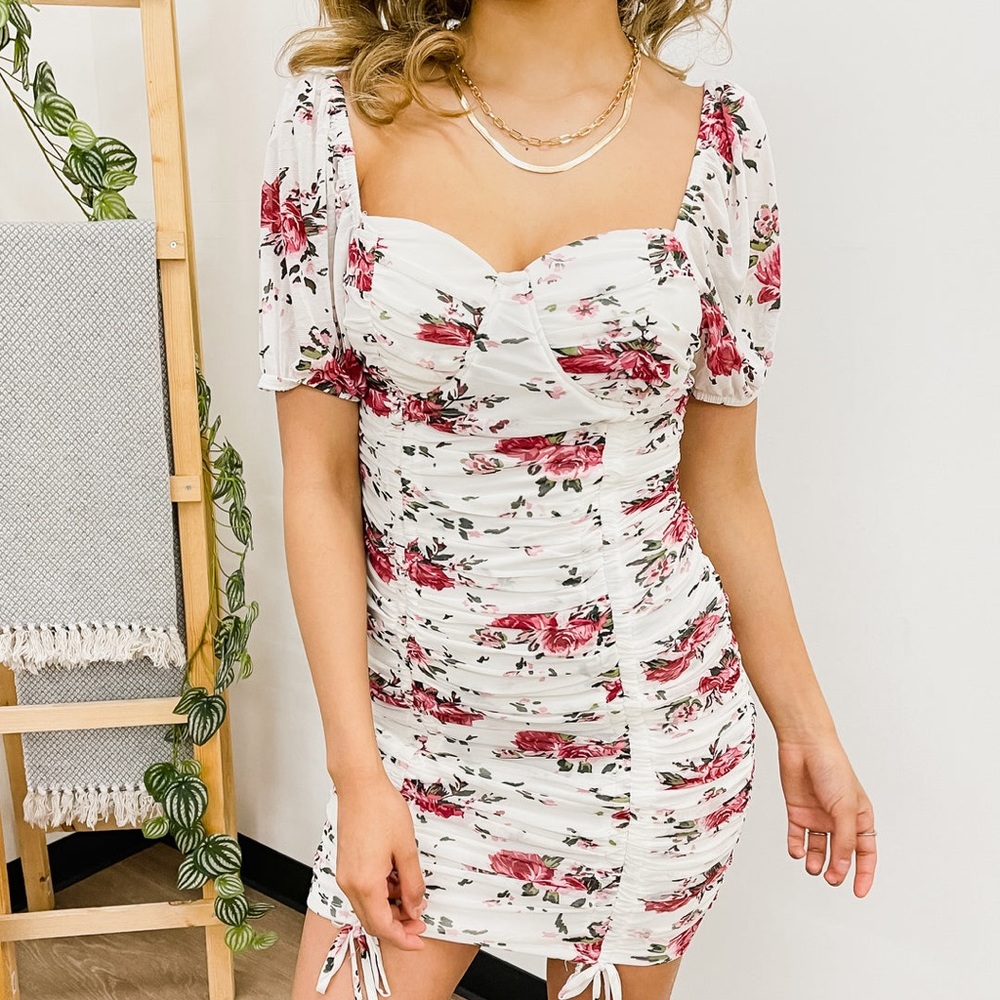 Floral mini dress